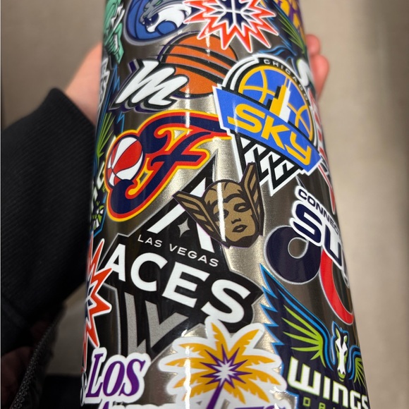 Hydrapeak WNBA Sticker Design Bottle - Silver - Picture 2 of 2
